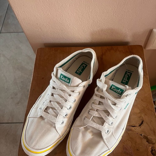 Keds Sneakers Women Size 39 Like New White Canvas