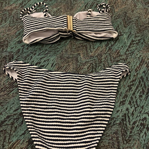 SugarFree bikini used, size S, black and white