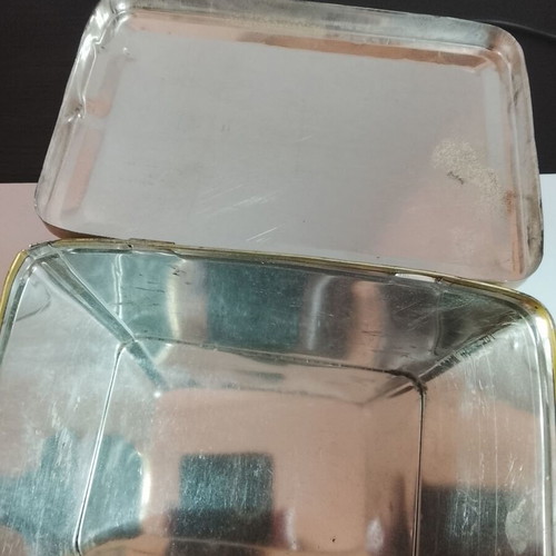 Loumidis Papagalos Coffee Tin used, anniversary edition