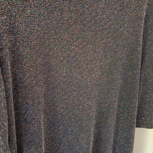 Pull & Bear Metallic Mini Dress Like New, Colorful Lurex