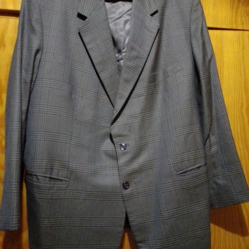 Men's winter jacket used M/L olive with brown