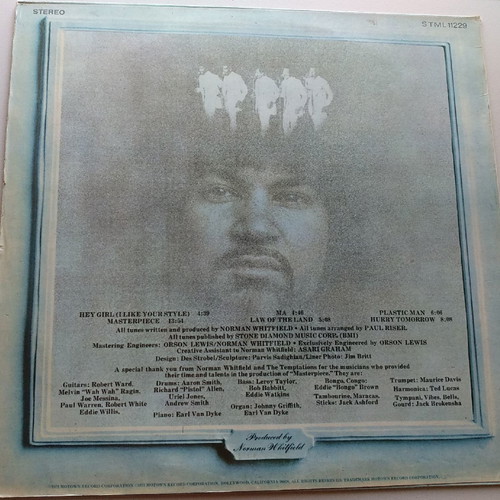 Temptations Masterpiece vinyl used, R&B / Soul