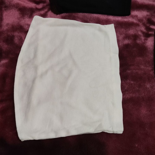 Strapless top new, white, size small