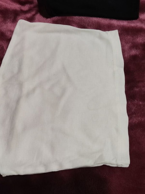 Strapless top new, white, size small