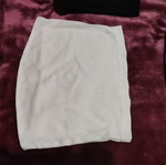 Strapless top new, white, size small