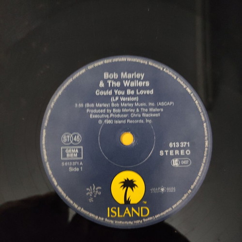 Bob Marley & The Wailers Could You Be Loved 12″ Maxi‑Single used, Germany pressing 1990