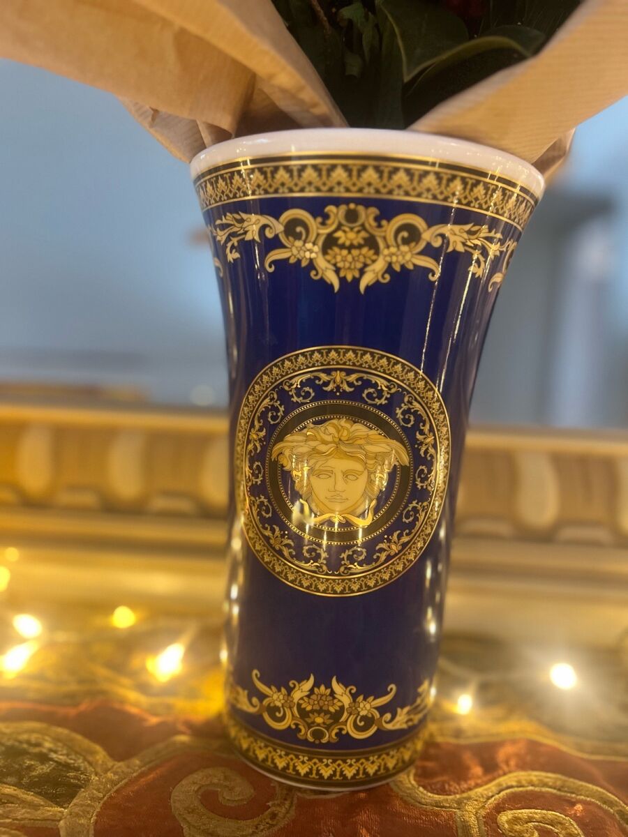 Rosenthal Versace vase 26 cm Medusa… - € 385,00 - Vendora.cy