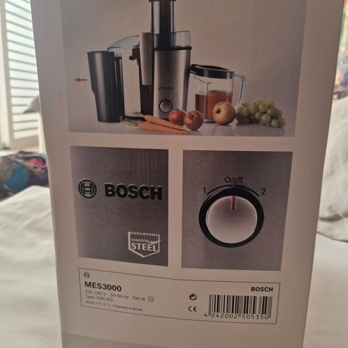 Bosch Fruit Juicer New in Original Packaging