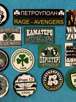 Μαγνητάκια Παναθηναϊκού σαν καινούργια, πακέτο 13 τεμαχίων