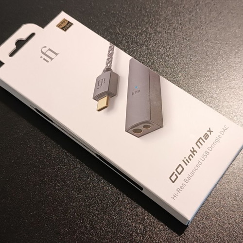 iFi GO Link Max Hi-Res DAC headphone amplifier like new