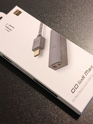 iFi GO Link Max Hi-Res DAC ενισχυτής ακουστικών σαν καινούργιο