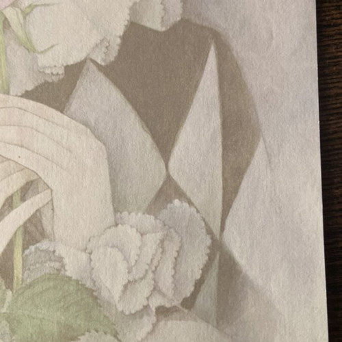 Vintage 1980s Pierrot stationery by Mira Fujita