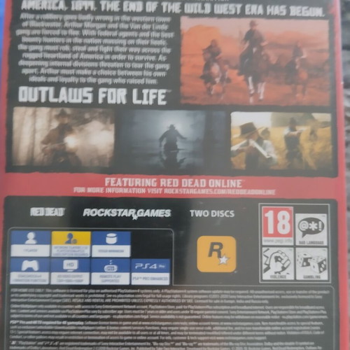 Red Dead Redemption 2 PS4 game