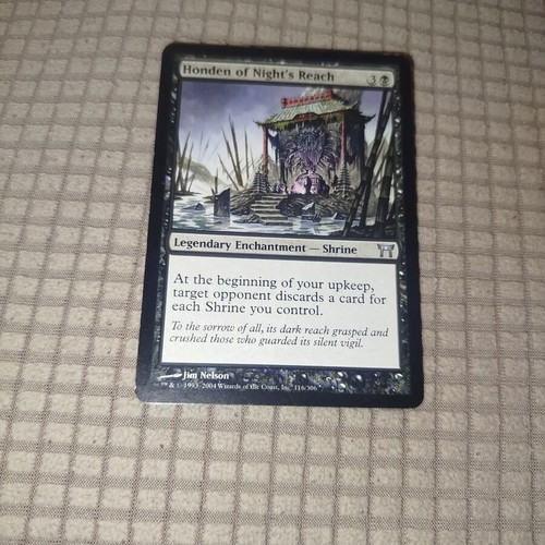Honden of Night's Reach κάρτα Magic the Gathering μεταχειρισμένη, Champions of Kamigawa