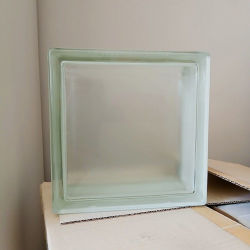 Ciech Vitrosilicon glass blocks new, transparent marble design, pack of 16