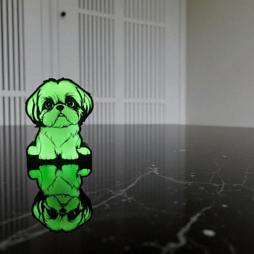 Lightbox Puppy Glow 3D printed lamp new, USB powered