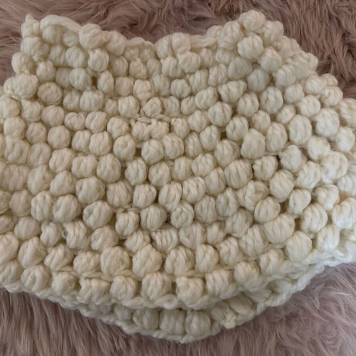 Bolero knitted handmade women's new white