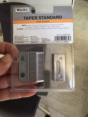 Wahl σετ τυπικών λεπίδων για taper fade