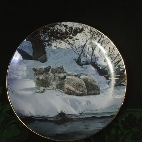 Bradex decorative plate "The Good Place" Terry Isaac 1996 new