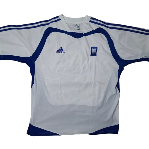 Greece National Football Jersey 2004 Away White Adidas used