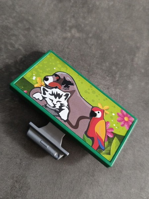 Playmobil sign with animals like new