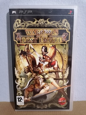Warriors of the Lost Empire empty case, cover and manual for Sony PSP