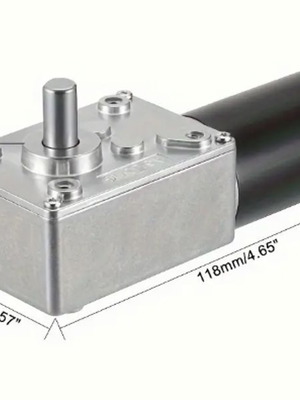 Μοτέρ DC 24V 160RPM 70kg υψηλής ροπής καινούργιο