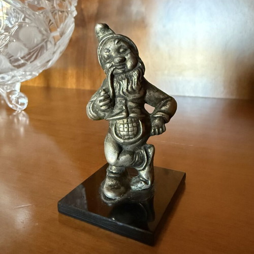 Metal decorative gnome over 50 years old, like new