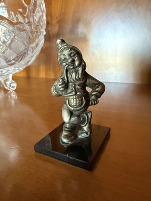 Metal decorative gnome over 50 years old, like new