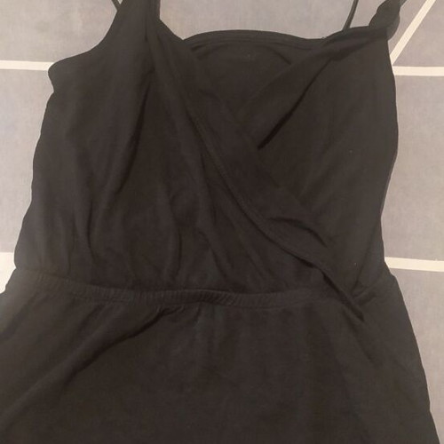 Black top with straps like new, size No S/M