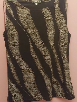 Women's blouse size 52 like new, black