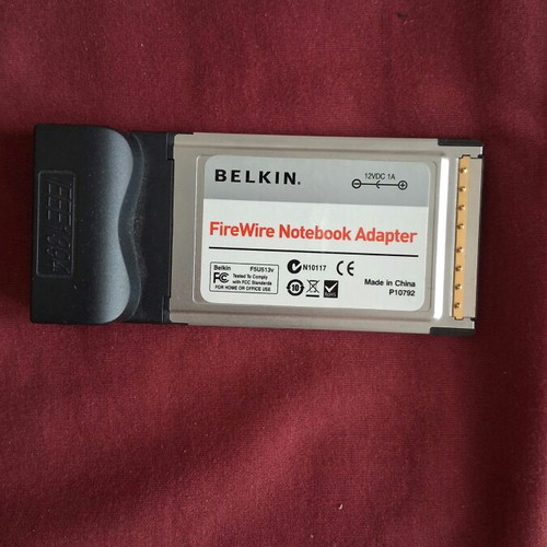 Belkin FireWire Notebook Card like new