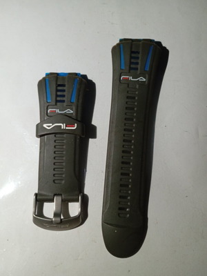 Fila watch straps like new, black, unisex