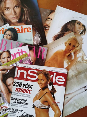 Jennifer Lopez posters and interviews used, set of 13 pieces