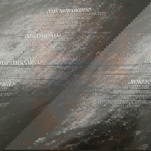 Δίσκος βινυλίου 2 lp Septic flesh A fallen temple deluxe reissue first press on black vinyl 325 units worldwide