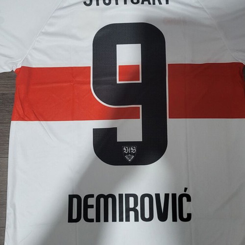 Stuttgart Demirovic sports jersey, official replica, size Large