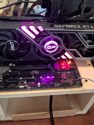 Palit GeForce RTX 3070 GamingPro 8GB LHR graphics card with RGB