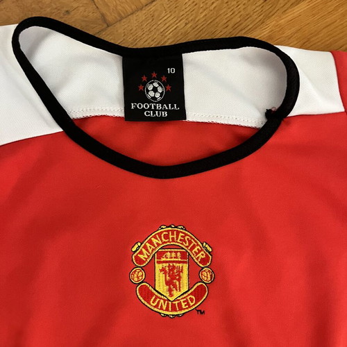 Manchester Football Jersey for 10 Years Old New, Authentic