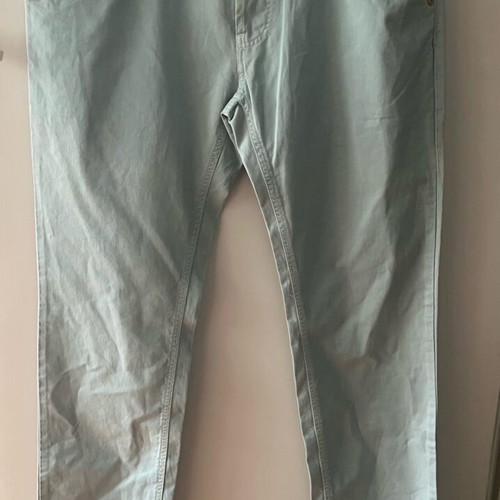 Gianni Versace Straight Leg Pants Light Mint Green New