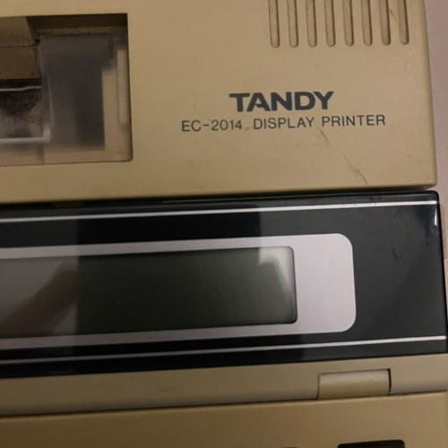 Tandy EC-2014 Display Printer used digital calculator with printer