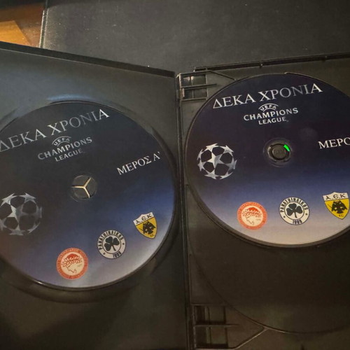 Ten Years Greek Teams in Champions League 1994–2004 4 DVD used