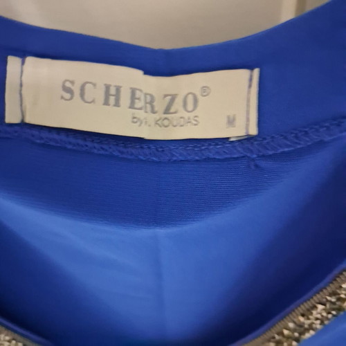 Scherzo by Kilodas evening dress used, size M/L, electric blue