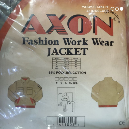 Axon Work Jacket Beige Professional New