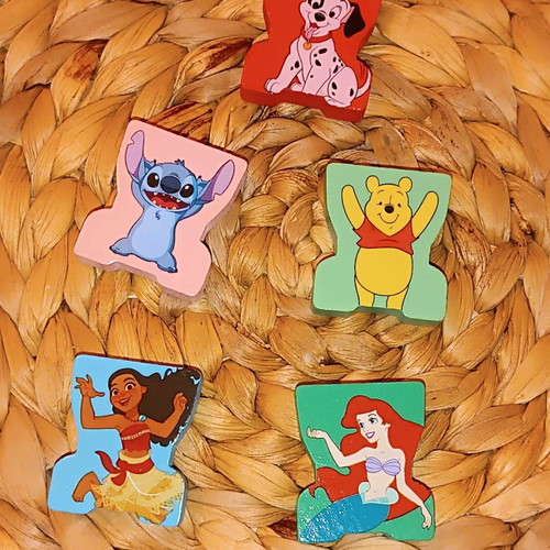 Lidl Disney Stacks new with Stitch, Dalmatian, Ariel, Winnie, Moana