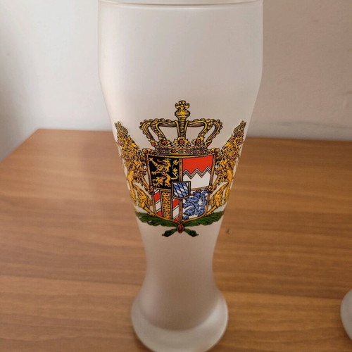 German beer glasses new, set of 2 pieces