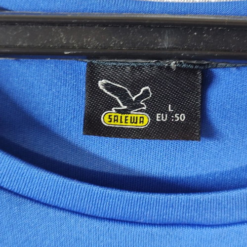 Salewa Dryton men's sports t-shirt size L blue like new