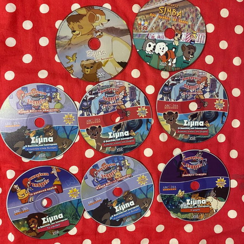 Simba and Spaghetti Family DVD set like new, 8 discs