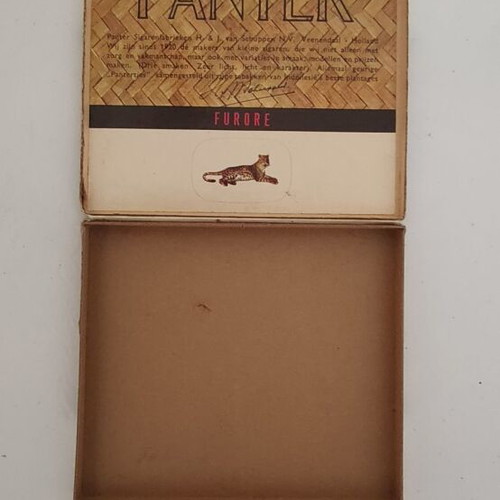 Panter Furore vintage cigar box, 1960s