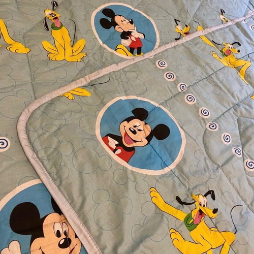 Disney children's duvet with Mickey and Pluto 160X230cm