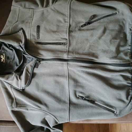 H2O fleece jacket like new, unisex, size L, grey